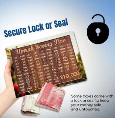 8mm High Quality Acralic Umrah Saving Box - ( Unassembled ) Self Assembled Easily